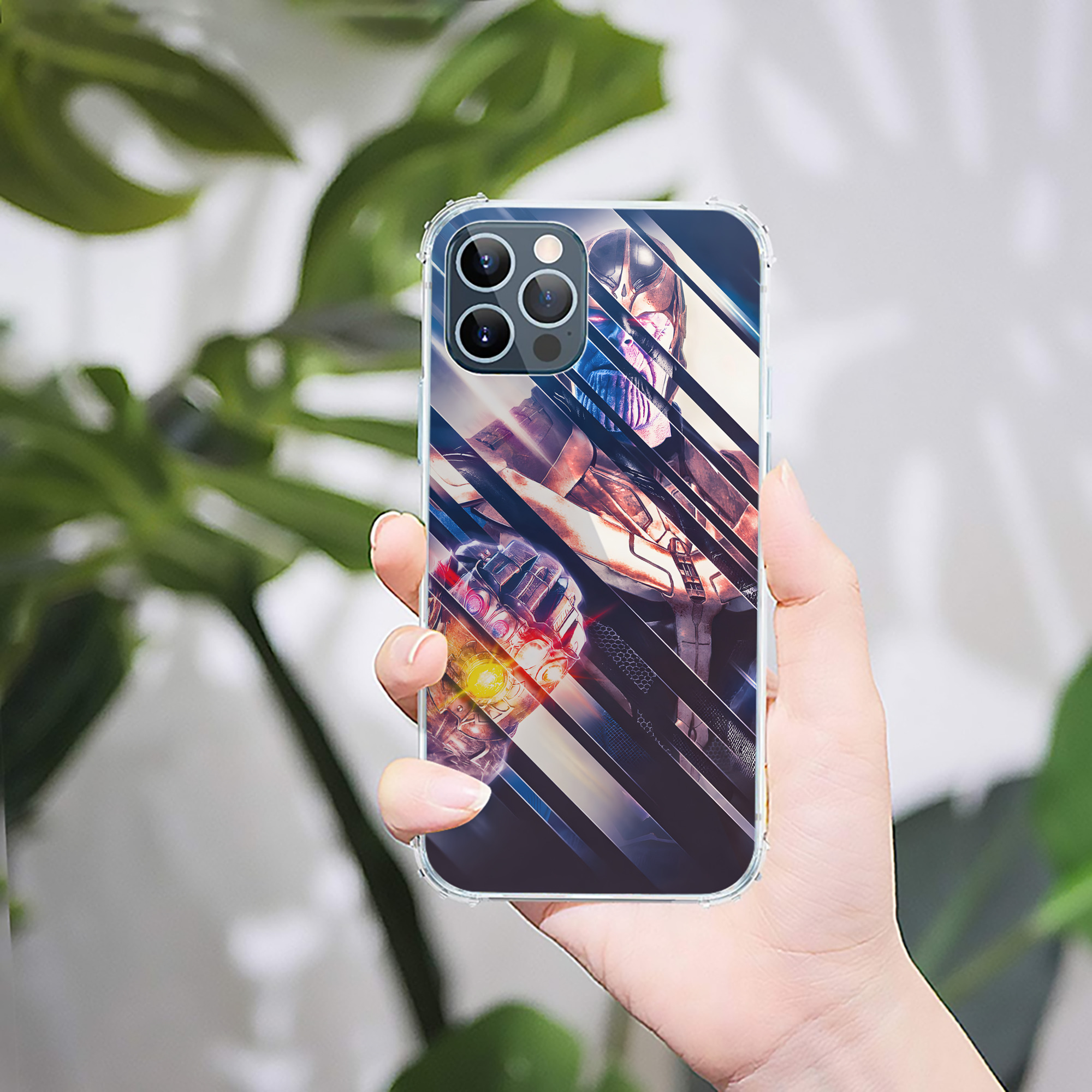 （画像用） アベンジャーズ The Avengers 【iPhone 12シリーズ対応】透明スマホケース（クリアソフトケース）